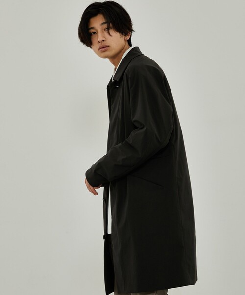 CITY TOKYO（シティトウキョウ）の「ストレッチステンカラーコート（ステンカラーコート・メンズ・ブラック/ライトベージュ・1/2/3）」の8枚目の写真