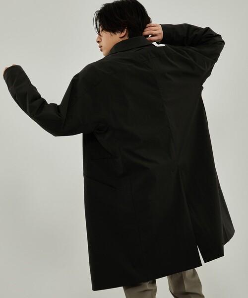 CITY TOKYO（シティトウキョウ）の「ストレッチステンカラーコート（ステンカラーコート・メンズ・ブラック/ライトベージュ・1/2/3）」の3枚目の写真