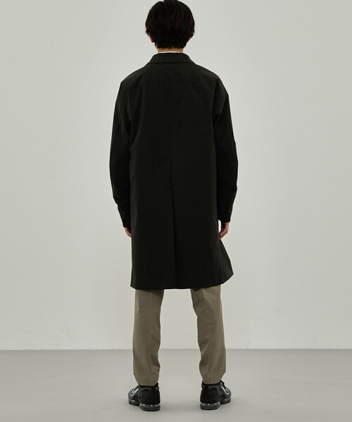 CITY TOKYO（シティトウキョウ）の「ストレッチステンカラーコート（ステンカラーコート・メンズ・ブラック/ライトベージュ・1/2/3）」の14枚目の写真