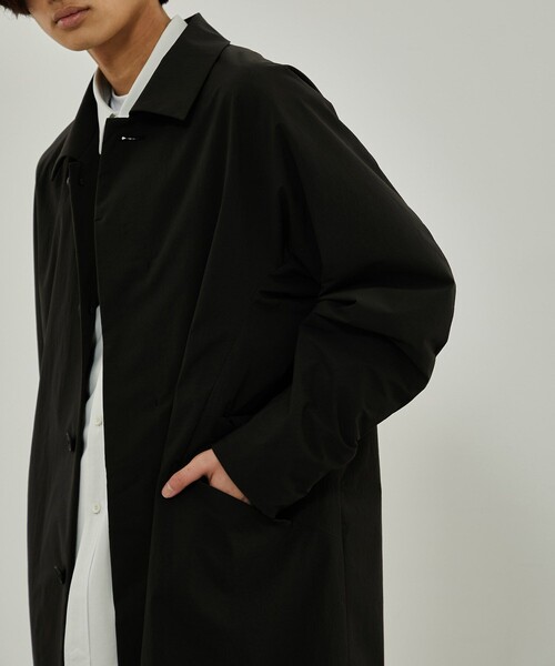 CITY TOKYO（シティトウキョウ）の「ストレッチステンカラーコート（ステンカラーコート・メンズ・ブラック/ライトベージュ・1/2/3）」の9枚目の写真