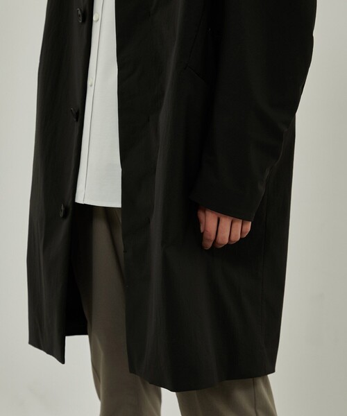 CITY TOKYO（シティトウキョウ）の「ストレッチステンカラーコート（ステンカラーコート・メンズ・ブラック/ライトベージュ・1/2/3）」の4枚目の写真