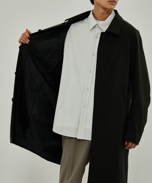 CITY TOKYO（シティトウキョウ）の「ストレッチステンカラーコート（ステンカラーコート・メンズ・ブラック/ライトベージュ・1/2/3）」の20枚目の写真