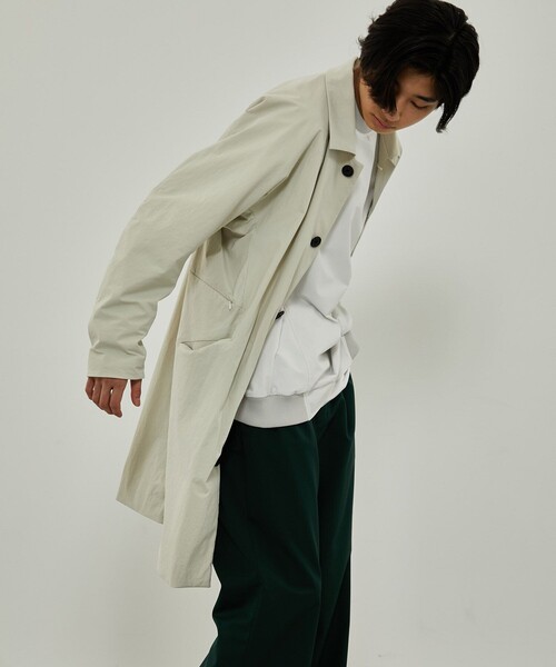 CITY TOKYO（シティトウキョウ）の「ストレッチステンカラーコート（ステンカラーコート・メンズ・ブラック/ライトベージュ・1/2/3）」の16枚目の写真