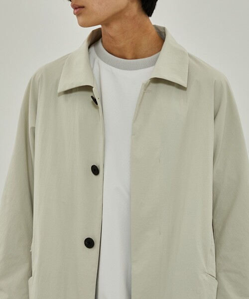 CITY TOKYO（シティトウキョウ）の「ストレッチステンカラーコート（ステンカラーコート・メンズ・ブラック/ライトベージュ・1/2/3）」の6枚目の写真