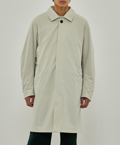 CITY TOKYO（シティトウキョウ）の「ストレッチステンカラーコート（ステンカラーコート・メンズ・ブラック/ライトベージュ・1/2/3）」の12枚目の写真