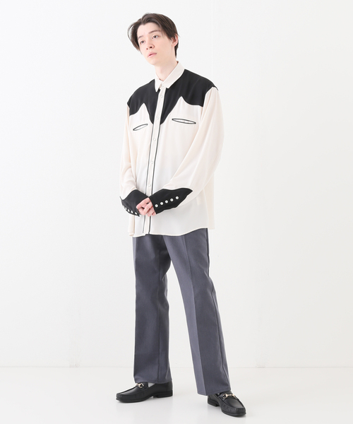 JOINT WORKS(ジョイントワークス)の「JW-PIPING WESTERN シャツ(シャツ/ブラウス・メンズ・ブラック/グリーン・MEDIUM/LARGE)」の18枚目の写真