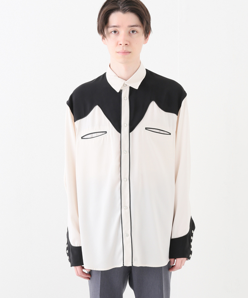 JOINT WORKS(ジョイントワークス)の「JW-PIPING WESTERN シャツ(シャツ/ブラウス・メンズ・ブラック/グリーン・MEDIUM/LARGE)」の17枚目の写真