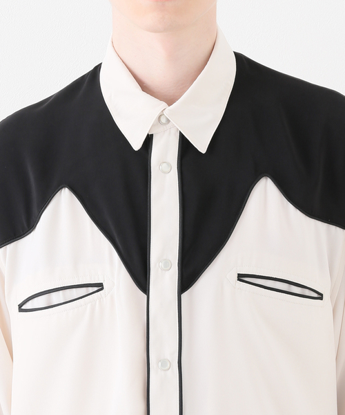 JOINT WORKS(ジョイントワークス)の「JW-PIPING WESTERN シャツ(シャツ/ブラウス・メンズ・ブラック/グリーン・MEDIUM/LARGE)」の14枚目の写真