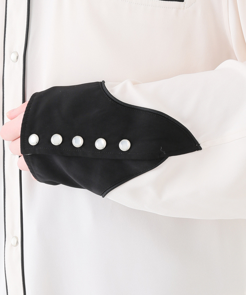 JOINT WORKS(ジョイントワークス)の「JW-PIPING WESTERN シャツ(シャツ/ブラウス・メンズ・ブラック/グリーン・MEDIUM/LARGE)」の11枚目の写真