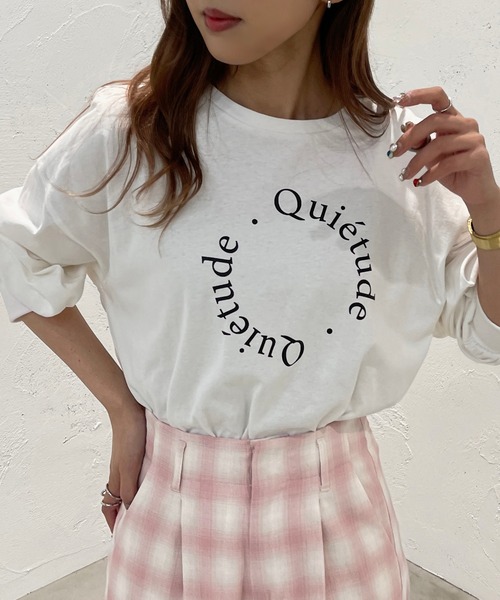 apres jour mignon(アプレジュールミニョン)の「アソートプリントロンT【ZOZOTOWN限定アイテム】(Tシャツ/カットソー・レディース・ナチュラル/ホワイト系その他/ブラック/オフホワイト/ピンク・フリー/X-LARGE)」の12枚目の写真