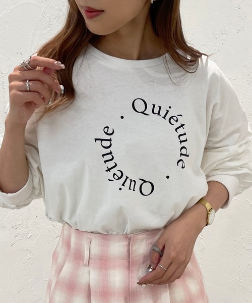 apres jour mignon(アプレジュールミニョン)の「アソートプリントロンT【ZOZOTOWN限定アイテム】(Tシャツ/カットソー・レディース・ナチュラル/ホワイト系その他/ブラック/オフホワイト/ピンク・フリー/X-LARGE)」の13枚目の写真