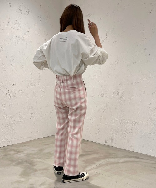 apres jour mignon(アプレジュールミニョン)の「アソートプリントロンT【ZOZOTOWN限定アイテム】(Tシャツ/カットソー・レディース・ナチュラル/ホワイト系その他/ブラック/オフホワイト/ピンク・フリー/X-LARGE)」の18枚目の写真