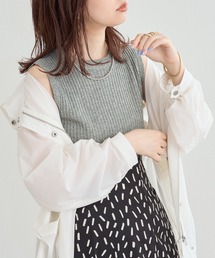 natural couture | 普段のお洒落がワンランクアップ メランジノースリニット(ニット/セーター)