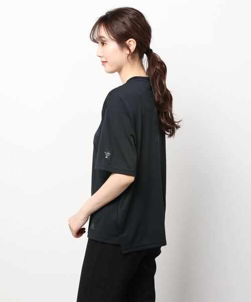 adidas(アディダス)の「【別注】アディダス adidas ID2.0 ルーズ Tシャツ 限定コラボ(Tシャツ/カットソー・レディース・ブラック/オリーブ/ベージュ・M/L/XL/S)」の6枚目の写真