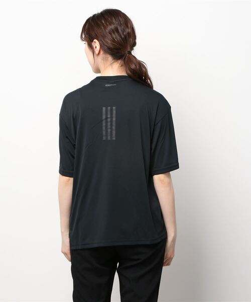 adidas(アディダス)の「【別注】アディダス adidas ID2.0 ルーズ Tシャツ 限定コラボ(Tシャツ/カットソー・レディース・ブラック/オリーブ/ベージュ・M/L/XL/S)」の7枚目の写真