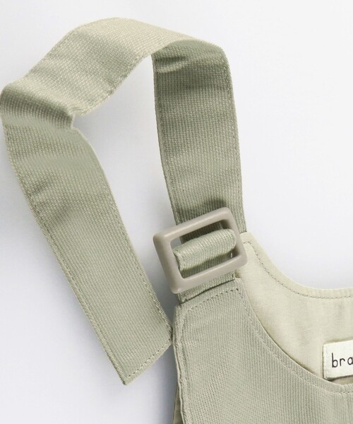 BRANSHES(ブランシェス)の「フロントボタンジャンパースカート(ジャンパースカート・キッズ・ベージュ/ブルー・120/130/110/140/150/100/90)」の10枚目の写真