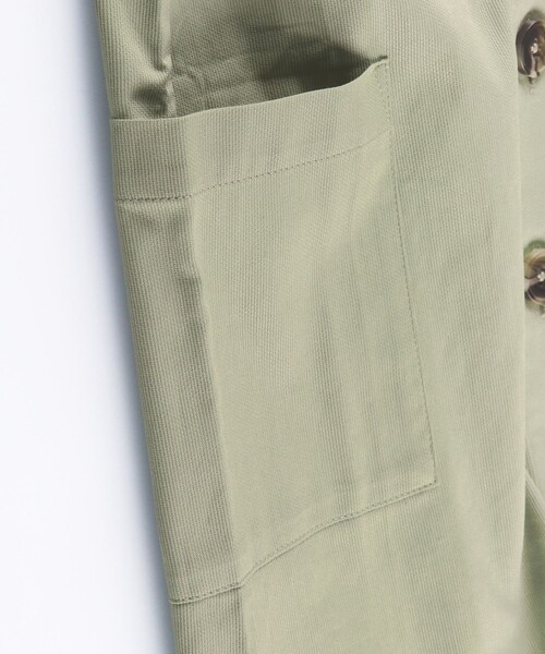 BRANSHES(ブランシェス)の「フロントボタンジャンパースカート(ジャンパースカート・キッズ・ベージュ/ブルー・120/130/110/140/150/100/90)」の11枚目の写真