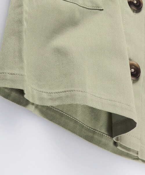 BRANSHES(ブランシェス)の「フロントボタンジャンパースカート(ジャンパースカート・キッズ・ベージュ/ブルー・120/130/110/140/150/100/90)」の12枚目の写真