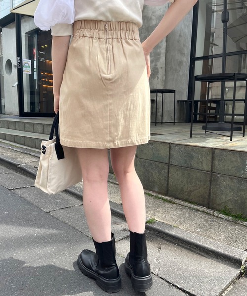 OLIVE des OLIVE（オリーブデオリーブ）の「スリットタイトミニスカート（スカート・レディース・ネイビー/ブラック/アイボリー・FREE）」の8枚目の写真