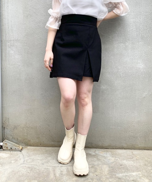 OLIVE des OLIVE（オリーブデオリーブ）の「スリットタイトミニスカート（スカート・レディース・ネイビー/ブラック/アイボリー・FREE）」の11枚目の写真