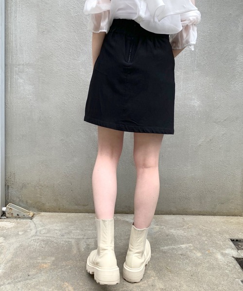 OLIVE des OLIVE（オリーブデオリーブ）の「スリットタイトミニスカート（スカート・レディース・ネイビー/ブラック/アイボリー・FREE）」の13枚目の写真