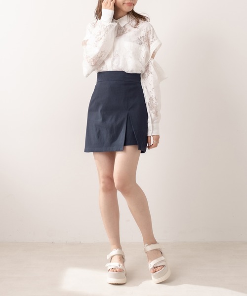 OLIVE des OLIVE（オリーブデオリーブ）の「スリットタイトミニスカート（スカート・レディース・ネイビー/ブラック/アイボリー・FREE）」の14枚目の写真