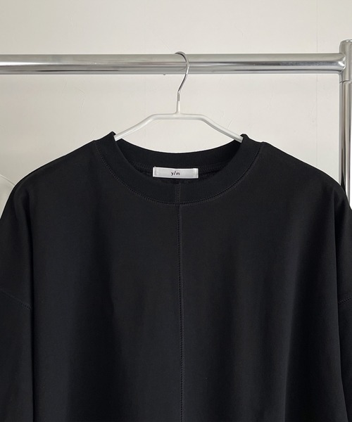 y/m by MIHO（イムバイミホ）の「センターラインTシャツ（Tシャツ/カットソー・レディース・ホワイト/ブラック・FREE）」の22枚目の写真