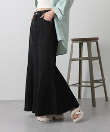 COLONY 2139 | 裾フリンジデニムマーメイドスカート(デニムスカート)