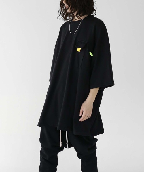 minsobi デニムミックス ビッグシルエットスウェット ミンソビ minsobi（ミンソビ）の「デニムミックス ビッグシルエット