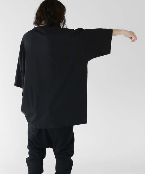 minsobi（ミンソビ）の「2ポケットビッグＴ（Tシャツ/カットソー・メンズ・ホワイト/ブラック・FREE）」の14枚目の写真