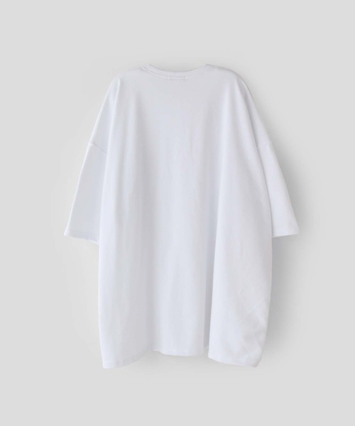 minsobi（ミンソビ）の「2ポケットビッグＴ（Tシャツ/カットソー・メンズ・ホワイト/ブラック・FREE）」の17枚目の写真