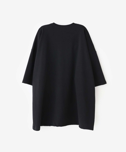 minsobi（ミンソビ）の「2ポケットビッグＴ（Tシャツ/カットソー・メンズ・ホワイト/ブラック・FREE）」の7枚目の写真