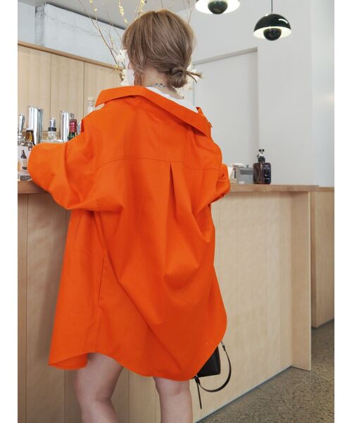 【WEB限定】カラーオーバーサイズシャツ