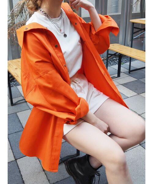 【WEB限定】カラーオーバーサイズシャツ
