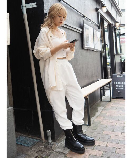 【WEB限定】カラーオーバーサイズシャツ