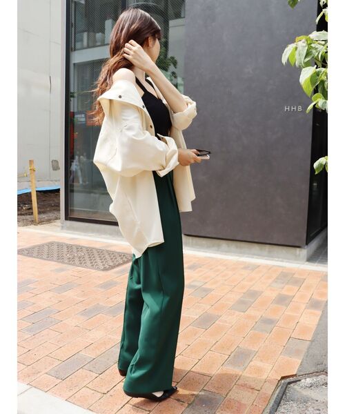 【WEB限定】カラーオーバーサイズシャツ