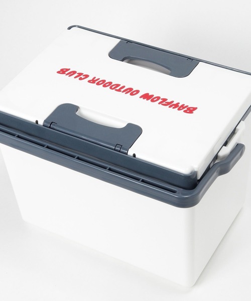 BAYFLOW(ベイフロー)の「【BAYFLOW OUTDOOR CLUB×TAKEUCHI ATSUSHI】クーラーBOX(アウトドアグッズ・レディース・ホワイト・0)」の2枚目の写真