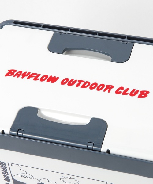 BAYFLOW(ベイフロー)の「【BAYFLOW OUTDOOR CLUB×TAKEUCHI ATSUSHI】クーラーBOX(アウトドアグッズ・レディース・ホワイト・0)」の8枚目の写真