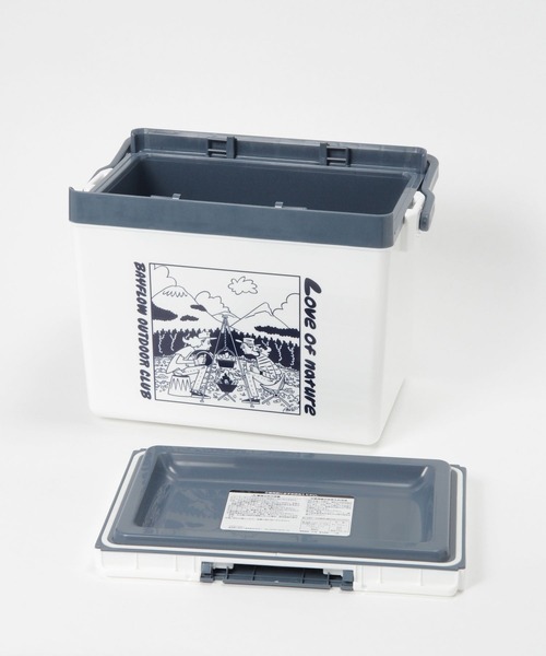 BAYFLOW(ベイフロー)の「【BAYFLOW OUTDOOR CLUB×TAKEUCHI ATSUSHI】クーラーBOX(アウトドアグッズ・レディース・ホワイト・0)」の13枚目の写真