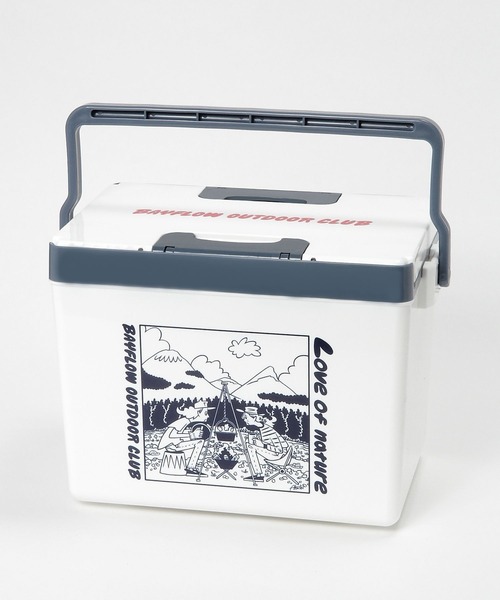BAYFLOW(ベイフロー)の「【BAYFLOW OUTDOOR CLUB×TAKEUCHI ATSUSHI】クーラーBOX(アウトドアグッズ・レディース・ホワイト・0)」の19枚目の写真
