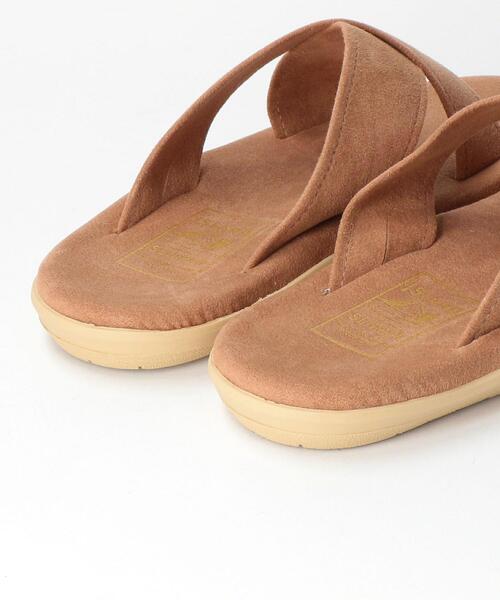 BEAUTY&YOUTH UNITED ARROWS（ビューティーアンドユースユナイテッドアローズ）の「＜ISLAND SLIPPER＞ CROSS TNG SNDL ULTRA-SUEDE/サンダル（その他シューズ・メンズ・ブラック/ベージュ・10/9/8）」の7枚目の写真