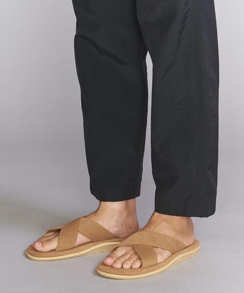 BEAUTY&YOUTH UNITED ARROWS（ビューティーアンドユースユナイテッドアローズ）の「＜ISLAND SLIPPER＞ CROSS TNG SNDL ULTRA-SUEDE/サンダル（その他シューズ・メンズ・ブラック/ベージュ・10/9/8）」の8枚目の写真