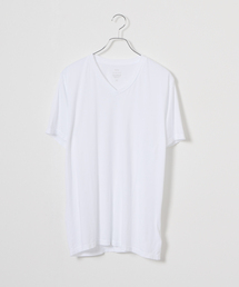 SAVE KHAKI UNITED S/S SUPIMA V-NECK TEE