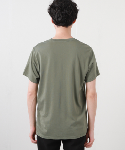 SAVE KHAKI UNITED(セーブカーキユナイテッド)の「SAVE KHAKI UNITED S/S SUPIMA V-NECK TEE(Tシャツ/カットソー・メンズ・ホワイト/ブラック/ネイビー/ライトグリーン/ブラック系その他・MEDIUM/LARGE/X-LARGE)」の10枚目の写真