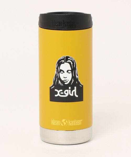 X-girl（エックスガール）の「【X-girl /エックスガール】 KLEAN KANTEEN  FACE（グラス/マグカップ/タンブラー・レディース・ブラック/パープル/イエロー・FREE）」の3枚目の写真