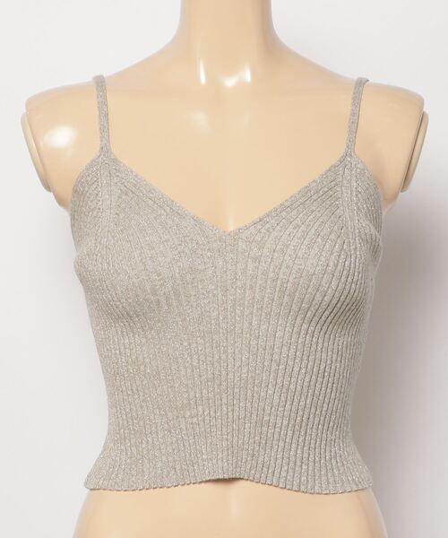 ALLSAINTS（オールセインツ）の「LEXI CROP TOP | LEXI クロップ トップス（キャミソール・レディース・シルバー・S/XS/M）」の7枚目の写真