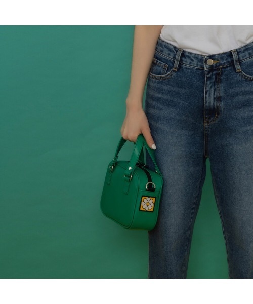 UNDERCROSS(アンダークロス)の「【UNDERCROSS 】ネモミニトートバッグ / NEMO MINI TOTEBAG(ショルダーバッグ・レディース・ブラック/イエロー/グリーン/バーガンディー・FREE)」の9枚目の写真