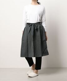 欧州航路（オウシュウコウロ）の「【欧州航路】コットンリネン オリーブギャルソンエプロン（エプロン）」