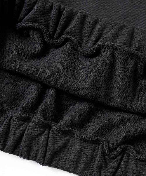 X-girl（エックスガール）の「SWEAT ANORAK（スウェット・レディース・ブラック/ダークグリーン/アッシュ・S/M）」の9枚目の写真