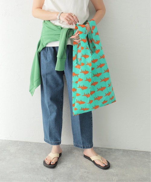 U by SPICK&SPAN（ユーバイスピックアンドスパン）の「【BAGGU/バグゥ】STANDARD BAGGU 100% Recycled（ショルダーバッグ・レディース・ライトグリーン/その他・FREE）」の15枚目の写真